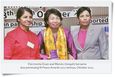 Electronita Duan Peraih Penghargaan Perdamaian PBB