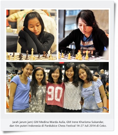 Dua Perempuan Indonesia Juarai Pardubice Chess Festival 2014