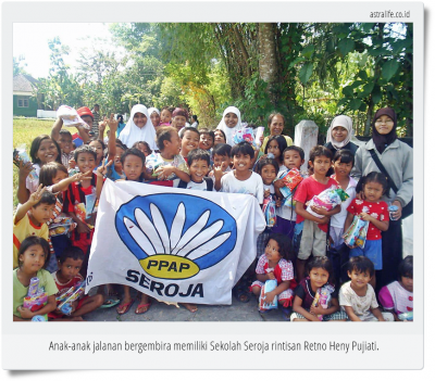 Bela Hak Bersekolah, Retno Rintis ‘Sekolah Jalanan’