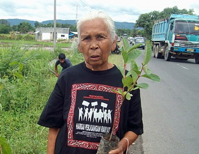 Nai Sinta Boru Sibarani, Selamatkan Tanah Adat Batak